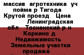 массив “агротехника“ уч.пойма р.Тигода№1, Крутой проезд › Цена ­ 350 000 - Ленинградская обл., Тосненский р-н, Коркино д. Недвижимость » Земельные участки продажа   . Ленинградская обл.